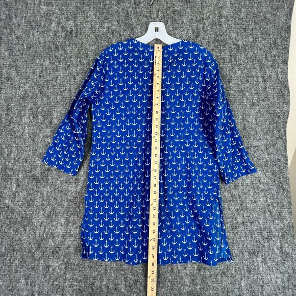 KikiSol Coverup Womens S Oversized Anchors Nautical Sailing Club Swimwear - Picture 8 of 9